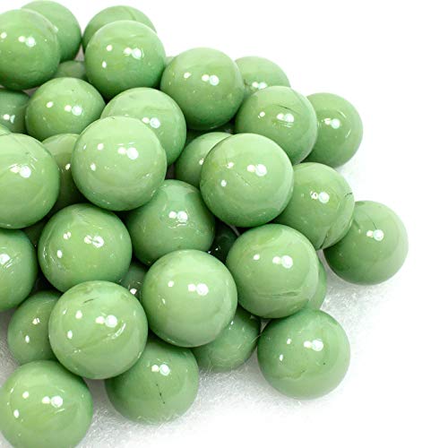 Steingrau Glasmurmeln 1kg Opak Grün 16mm Durchmesser Steingrau Glasmurmeln 1kg Opak Grün 16mm Durchmesser von Steingrau
