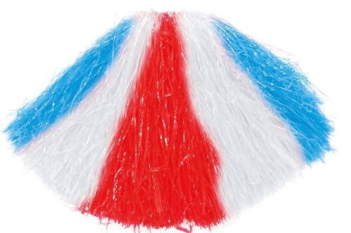 Cheerleader pompom, Rot/Weiß/Blau Cheerleader pompom, Rot/Weiß/Blau von Stekarneval