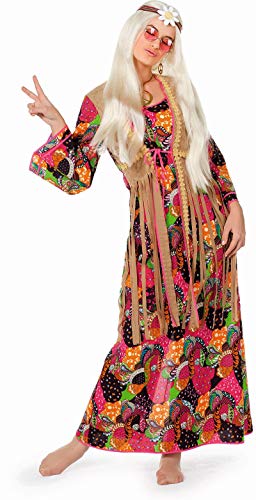 Damen Hippie-Kleid lang (42) von Stekarneval