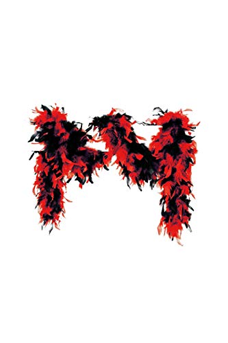 Federboa meliert 65 gr. 180 cm, Schwarz/Rot Federboa meliert 65 gr. 180 cm, Schwarz/Rot von Stekarneval