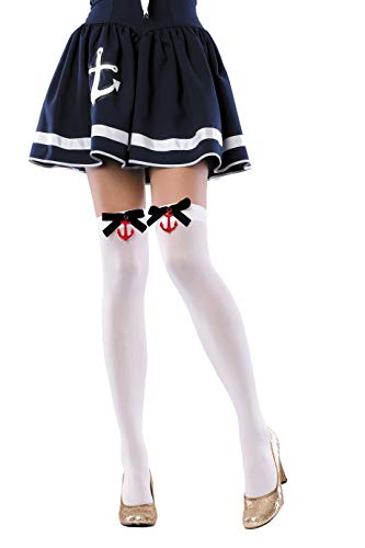 Overknee Matrose, Weiß Overknee Matrose, Weiß von Stekarneval