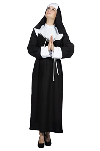 Damen-Kostüm Nonne, Gr. 48 von Stekarneval