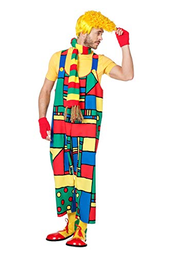 Herren-Kostüm Clown-Latzhose, Gr. 50-52 von Stekarneval