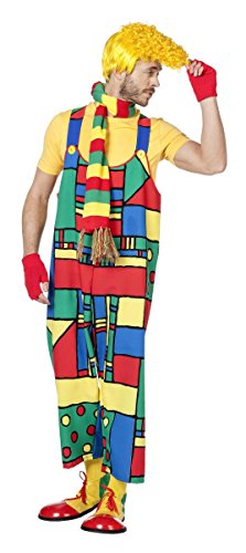Herren-Kostüm Clown-Latzhose, Gr. 54-56 von Stekarneval