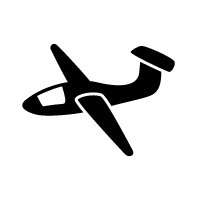 Stemplino® Midistempel - Motiv: Segelflugzeug - 18mm Durchmesser - Holzstempel für Kinder und Bullet Journal von Stemplino