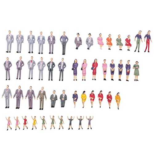 Steowsey 50 Stueck G-Skala 01.30 Mischung Zug Modell Figuren Passagiere von Steowsey