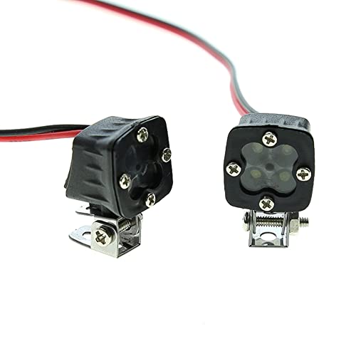 Steowsey RC Auto LED Lichter Scheinwerfer Scheinwerfer für 1/10 RC Crawler Axial TRX4 TRX6 SCX10 90046 Wraith RR10 MST Redcat von Steowsey