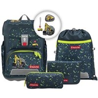STEP BY STEP 138048 CLOUD Schulranzen-Set Bagger Rocco, 5-teilig von Step by Step