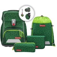 STEP BY STEP 138058 BASIS Schulranzen-Set Green Graphics, 4-teilig von Step by Step