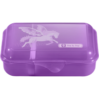 Step by Step 124968 Lunchbox "Dreamy Pegasus", Lila von Step by Step