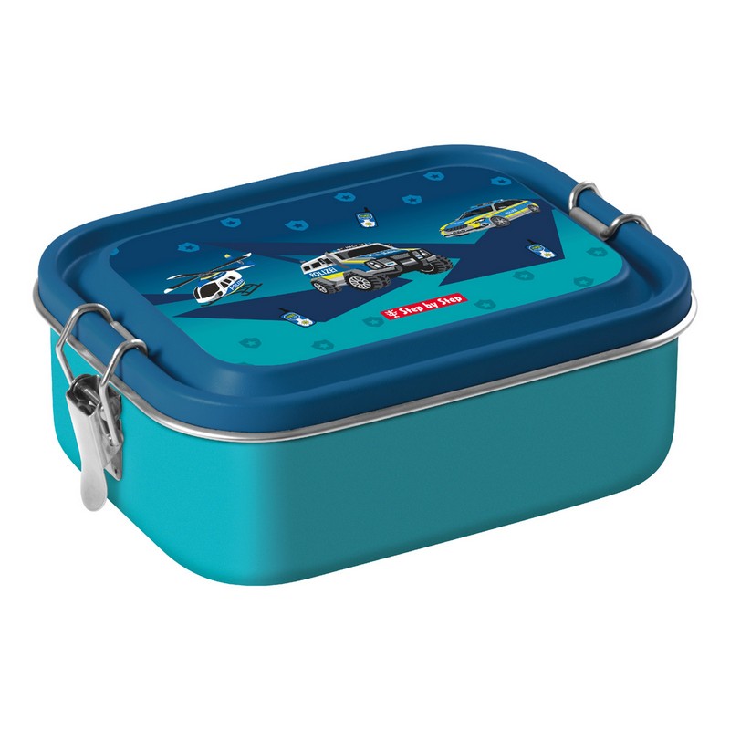 Step by Step Edelstahl Lunchbox Police von Step by Step