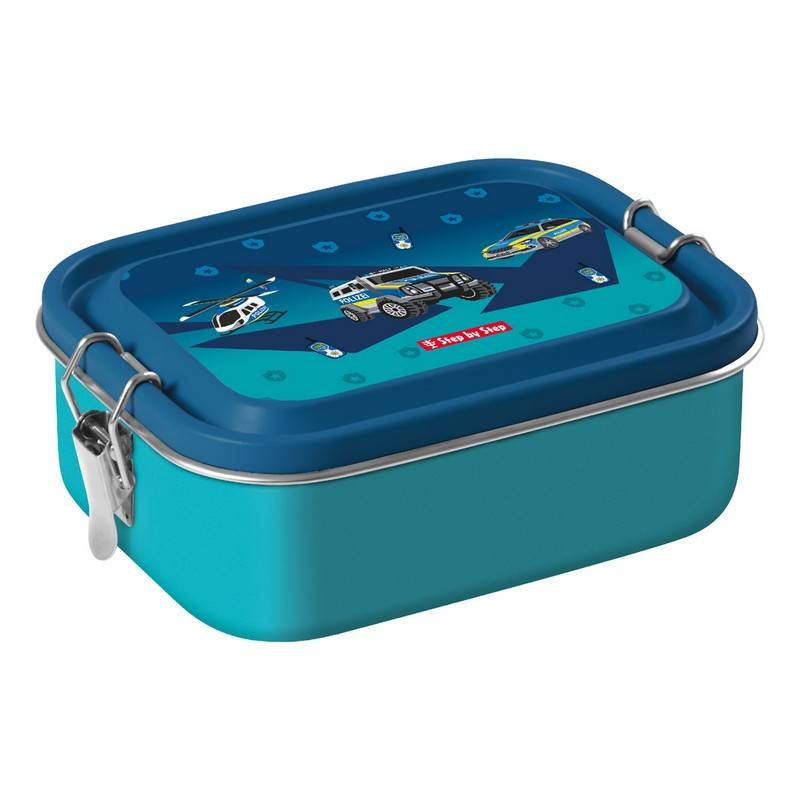 Step by Step Edelstahl Lunchbox Police von Step by Step