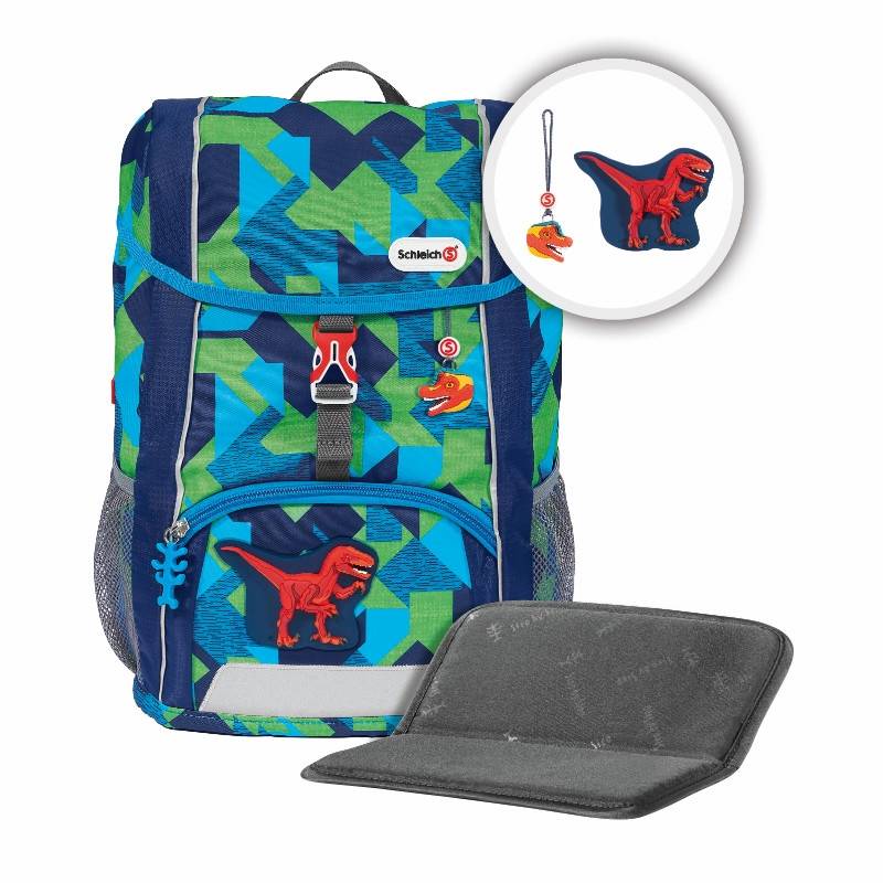 Step by Step Kindergartenrucksack Set KID Schleich Dinosaurs Velociraptor 3 tlg. - Limited Edition von Step by Step