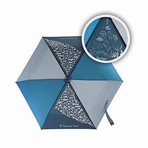 Step by Step Regenschirm Blue mit Magic Rain EFFECT von Step by Step