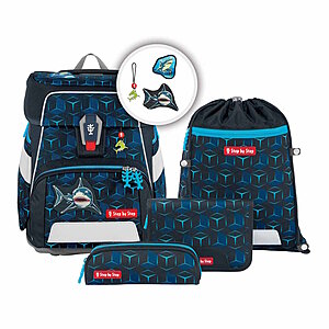 Step by Step SPACE SHINE Schulranzen-Set Shark Dexter Step by Step SPACE SHINE Schulranzen-Set Shark Dexter von Step by Step