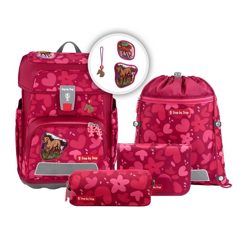Step by Step Schulranzen-Set Cloud Wild Horse Nora 5-tlg. von Step by Step