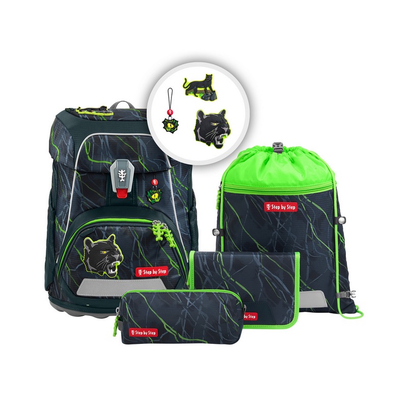 Step by Step Schulranzen-Set FIT Danger Cat Chiko 5-tlg. Step by Step Schulranzen-Set FIT Danger Cat Chiko 5-tlg. von Step by Step