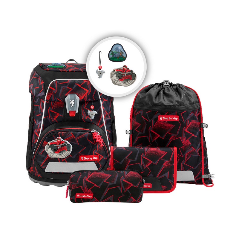 Step by Step Schulranzen-Set FIT Ninja Yuma 5-tlg. von Step by Step