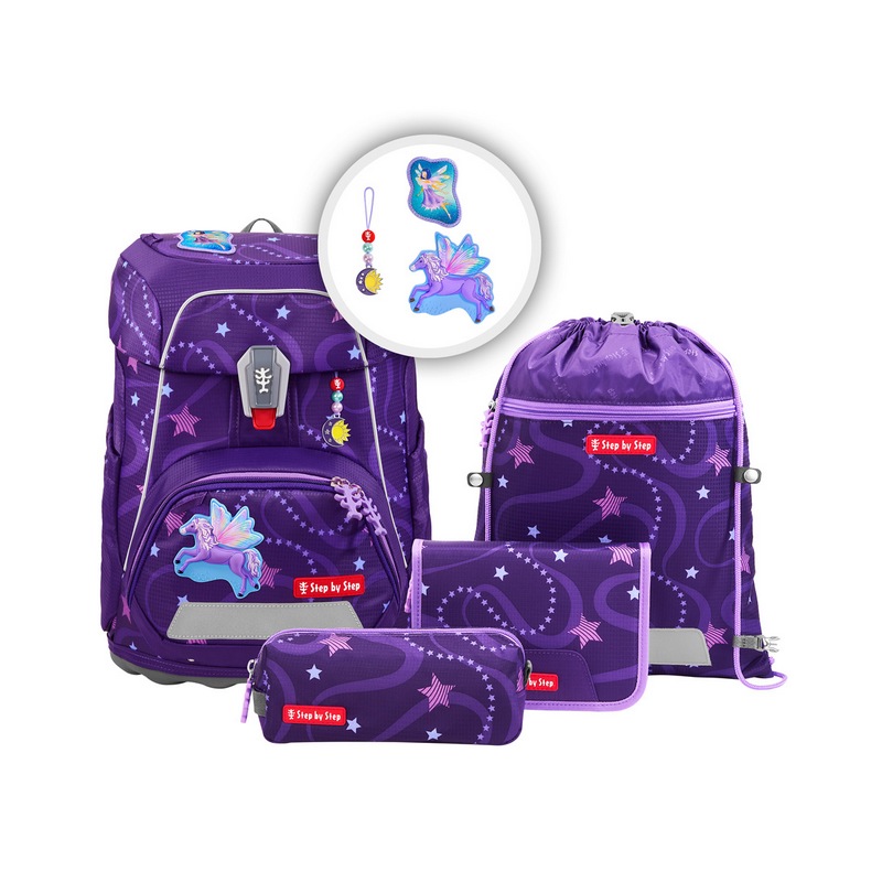 Step by Step Schulranzen-Set FIT Pegasus Emily 5-tlg. von Step by Step
