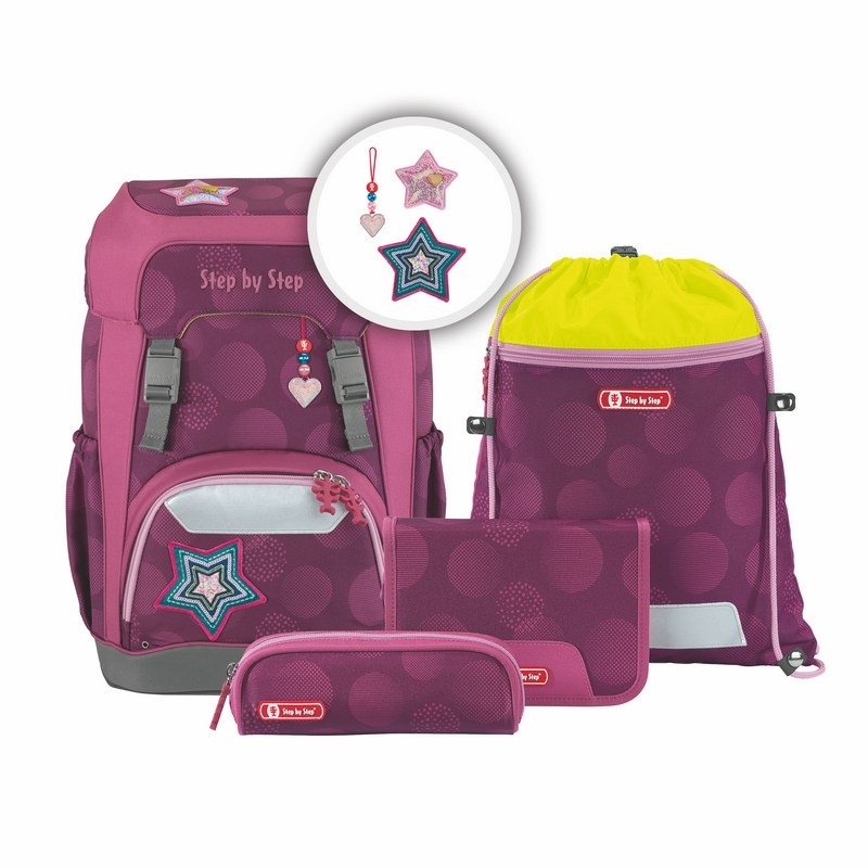 Step by Step Schulranzen Set Giant Glamour Star 5 teilig Step by Step Schulranzen Set Giant Glamour Star 5 teilig von Step by Step