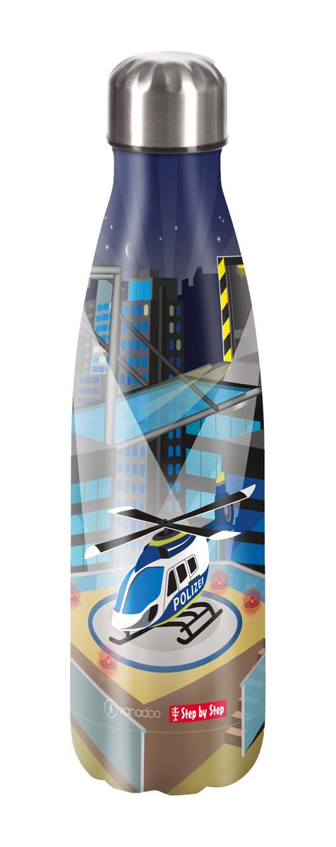 Step by Step Trinkflasche aus Edelstahl Helicopter Sam Step by Step Trinkflasche aus Edelstahl Helicopter Sam von Step by Step