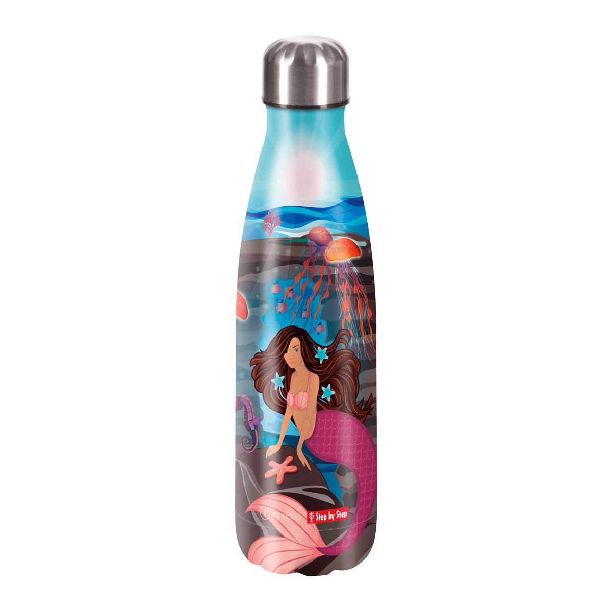 Step by Step Trinkflasche aus Edelstahl Mermaid Delia Step by Step Trinkflasche aus Edelstahl Mermaid Delia von Step by Step