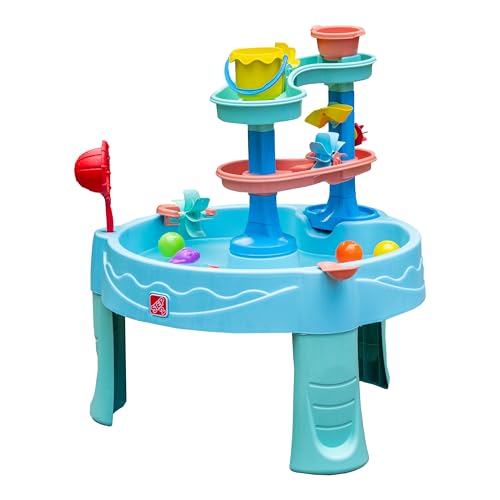Step2 Double Spin & Showers Wasserspieltisch mit 22-teiligem Zubehörset | Garten Wasser Spieltisch für Kinder | Großer Wassertisch für Kinder. Step2 Double Spin & Showers Wasserspieltisch mit 22-teiligem Zubehörset | Garten Wasser Spieltisch für Kinder | Großer Wassertisch für Kinder. von Step2
