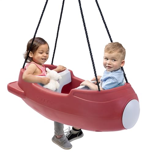 Step2 Raketenschaukel für Zwei, Baby Outdoor Schaukel, Außen Wetterbeständiges Seil, Befestigung am Spielset, für Kleinkinder 9 Monate - 3 Jahre alt Step2 Raketenschaukel für Zwei, Baby Outdoor Schaukel, Außen Wetterbeständiges Seil, Befestigung am Spielset, für Kleinkinder 9 Monate - 3 Jahre alt von Step2