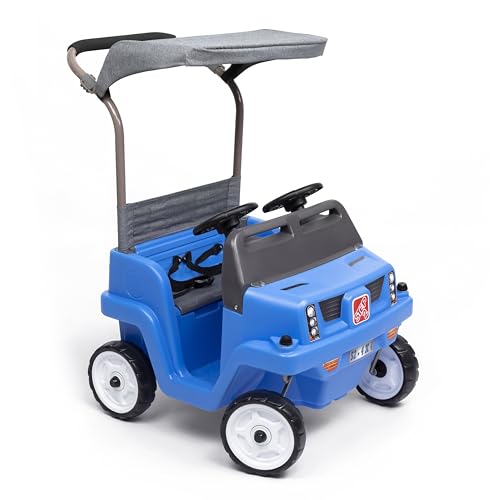 Step2 Side-by-Side Push Around SUV Kinderauto/Rutscher für Zwei Kinder | Spielzeug Auto mit Schiebestange in Blau | Kinderfahrzeug/Rutscherauto ab 1.5 Jahre Step2 Side-by-Side Push Around SUV Kinderauto/Rutscher für Zwei Kinder | Spielzeug Auto mit Schiebestange in Blau | Kinderfahrzeug/Rutscherauto ab 1.5 Jahre von Step2