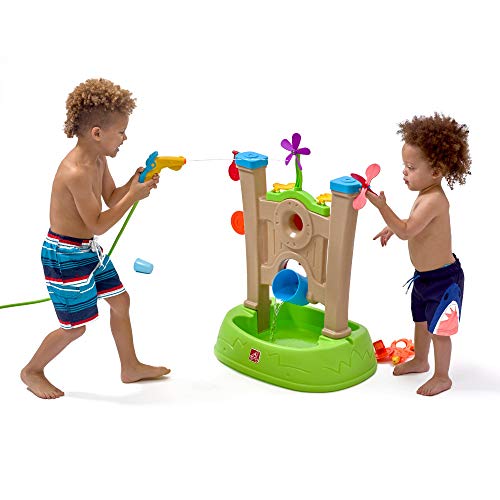 Step2 Waterpark Arcade Wasserspielzeug / Wasserrad | Wasserspieltisch für Kinder inkl. 7-teiligem Zubehör Set | Garten Wasser Spielzeug von Step2
