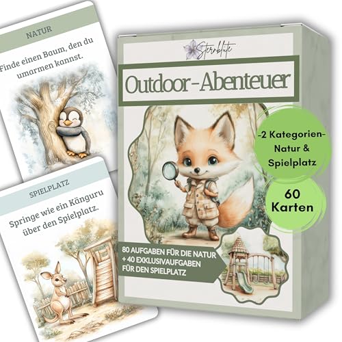60 Outdoor Suchspiel Karten für Kinder | 2 Kategorien-Natur & Spielplatz | Suche und Finde | Schatzsuche und Abenteuer 60 Outdoor Suchspiel Karten für Kinder | 2 Kategorien-Natur & Spielplatz | Suche und Finde | Schatzsuche und Abenteuer von Sternblüte