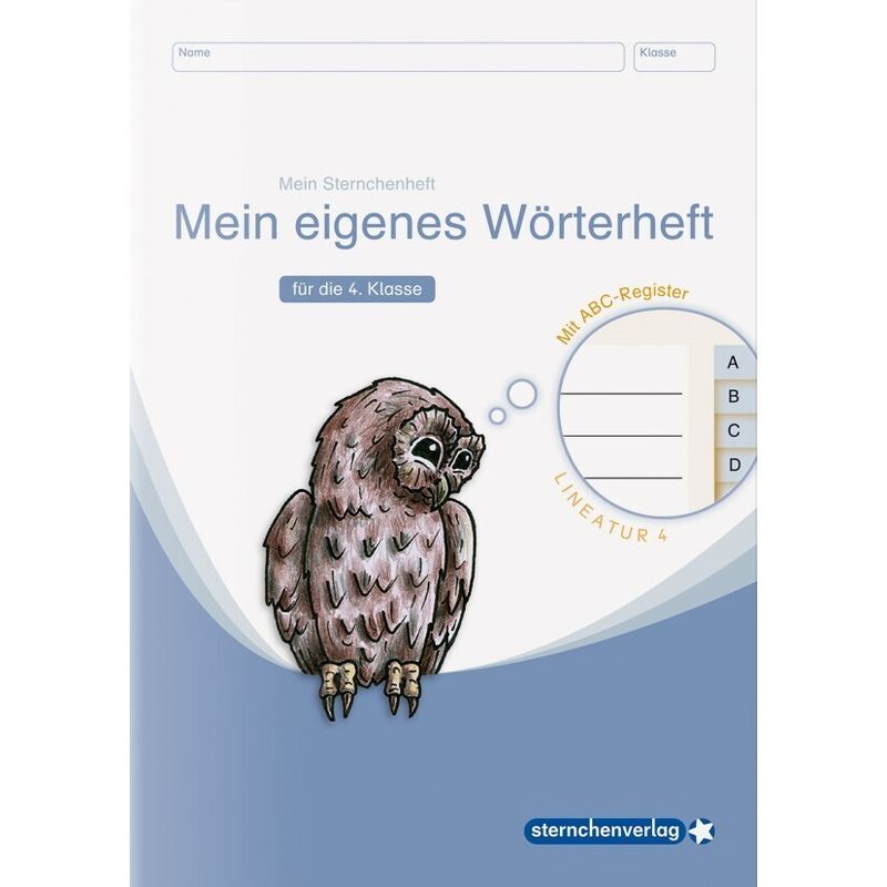 Mein Sternchenheft / Mein eigenes Wörterheft für die 4. Klasse von Sternchenverlag