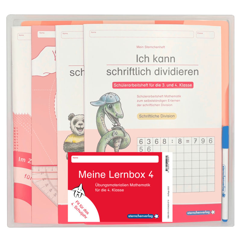 Meine Lernbox 4 - Mathematik - Fit für das 4. Schuljahr von Sternchenverlag