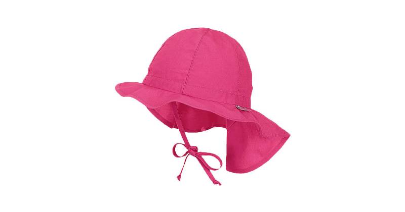 Sonnenhut mit UV-Schutz für Jungen pink Gr. 47 Mädchen Baby von Sterntaler