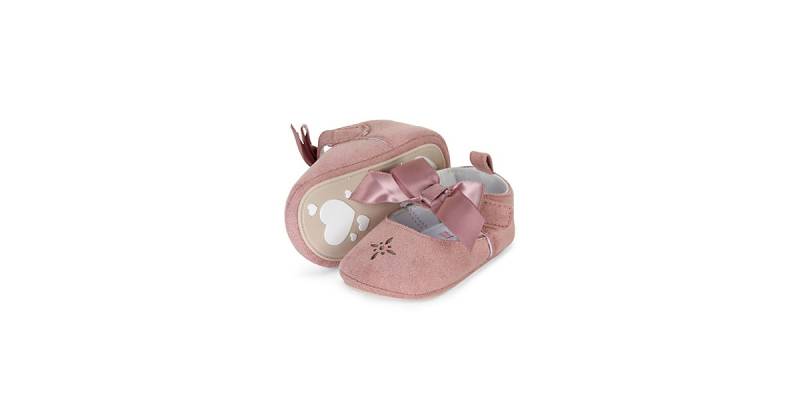 Babyballerina Schleife Krabbelschuhe rosa Gr. 18 Mädchen Kinder von Sterntaler