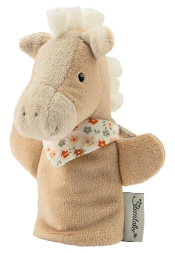Sterntaler Fingerpuppe Pferd Sunny - weiches Fingerspielzeug für Kinder - zum Erzählen, Kuscheln & Sprachförderung – Perfekter, Kleiner Spielkamerad & Geschenkidee – ideal unterwegs, lichtbeige von Sterntaler