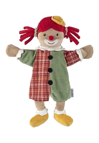 Handpuppe Clown, weiches Spielzeug für Kasperle Theater, zum Geschichten erzählen und erstes Rollenspiel, für Mädchen und Jungen von Sterntaler