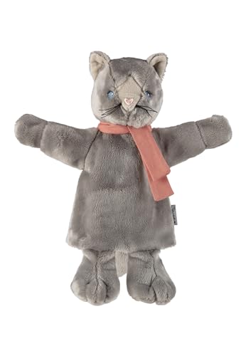 Handpuppe Katze, weiches Spielzeug für Kasperle Theater, zum Geschichten erzählen und erstes Rollenspiel, für Mädchen und Jungen von Sterntaler