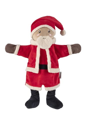 Handpuppe Weihnachtsmann, weiches Spielzeug für Kasperle Theater, zum Geschichten erzählen und erstes Rollenspiel, für Mädchen und Jungen von Sterntaler