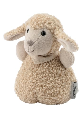 Sterntaler Knuddelsäckchen Schaf Flocke - Schaf Kuscheltier für Baby und Kinder aus weichem Stoff - Spielzeug mit Rassel zum Entdecken, Kuscheln & Spielen, Sandfarben, Sand von Sterntaler
