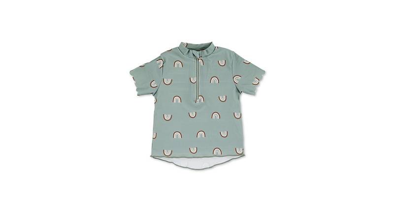 Kurzarm-Schwimmshirt Regenb. Badeanzüge grün Gr. 80 Mädchen Kinder von Sterntaler