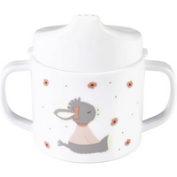 STERNTALER 6842318 Henkeltasse Trinklerntasse mit Trinkaufsatz Esel Emmi Girl zartrosa von Sterntaler