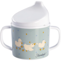 STERNTALER 6842417 Trinklerntasse mit Trinkaufsatz, Ente Edda von Sterntaler