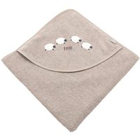 STERNTALER 7102425 Kapuzenbadetuch 80x80 m Flocke sand von Sterntaler