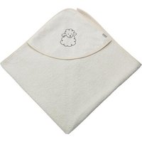 STERNTALER 7122425 Kapuzenbadetuch 100x100 cm Flocke ecru von Sterntaler