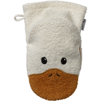 STERNTALER 7222417 Waschhandschuh mit Motiv Ente Edda in ecru von Sterntaler