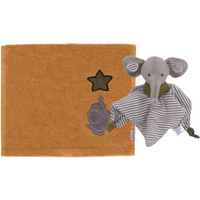 STERNTALER 9702211 Geschenk-Set Elefant Eddy in Grau und Rost von Sterntaler