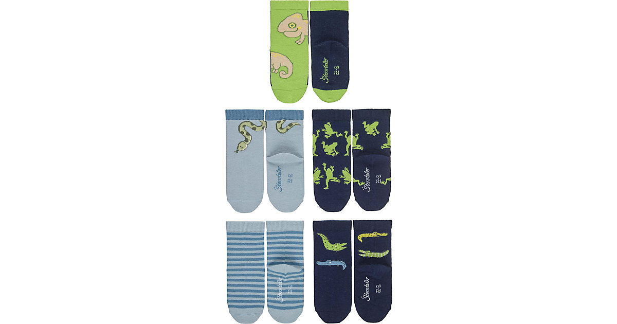 Socken 5er Pack dunkelblau Gr. 18 von Sterntaler