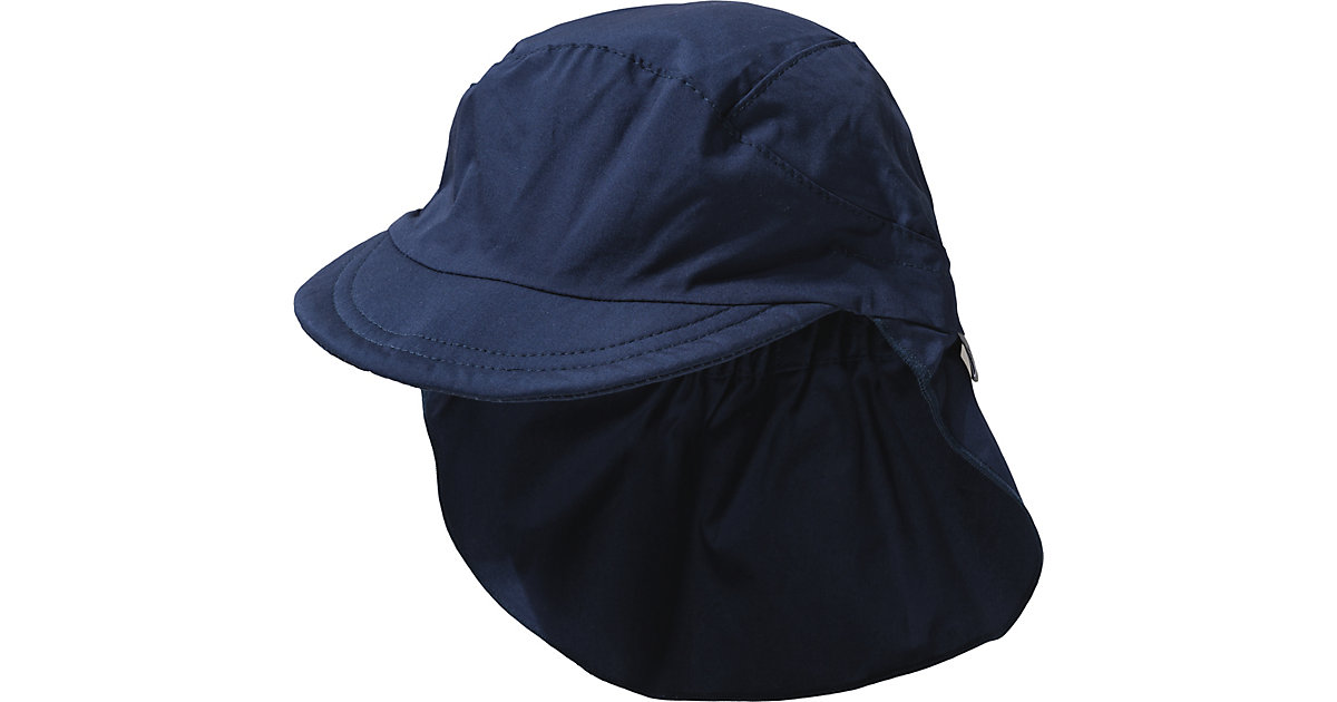 Kinder Schirmmütze mit UV-Schutz dunkelblau Gr. 47 von Sterntaler