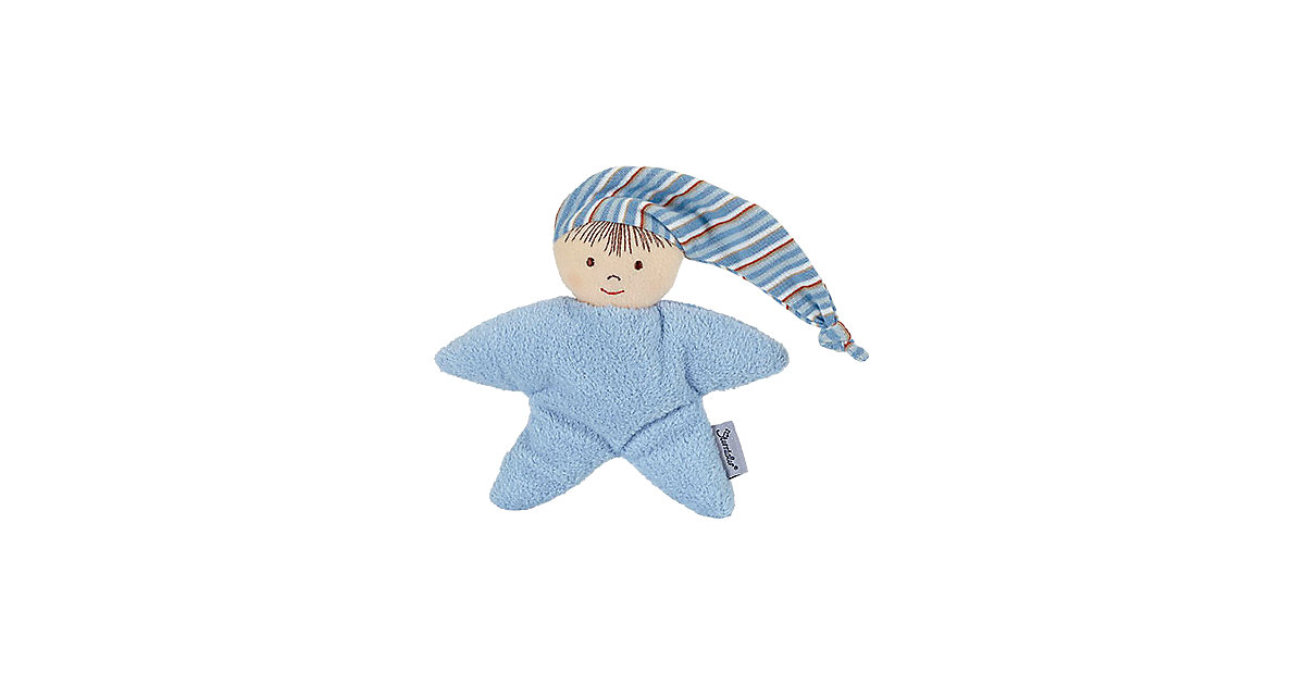 Spielpuppe mit Rassel, bleu mehrfarbig von Sterntaler